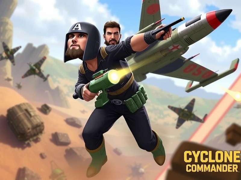 Cyclone Commander Official Cover Art Cyclone Commander Game Cover